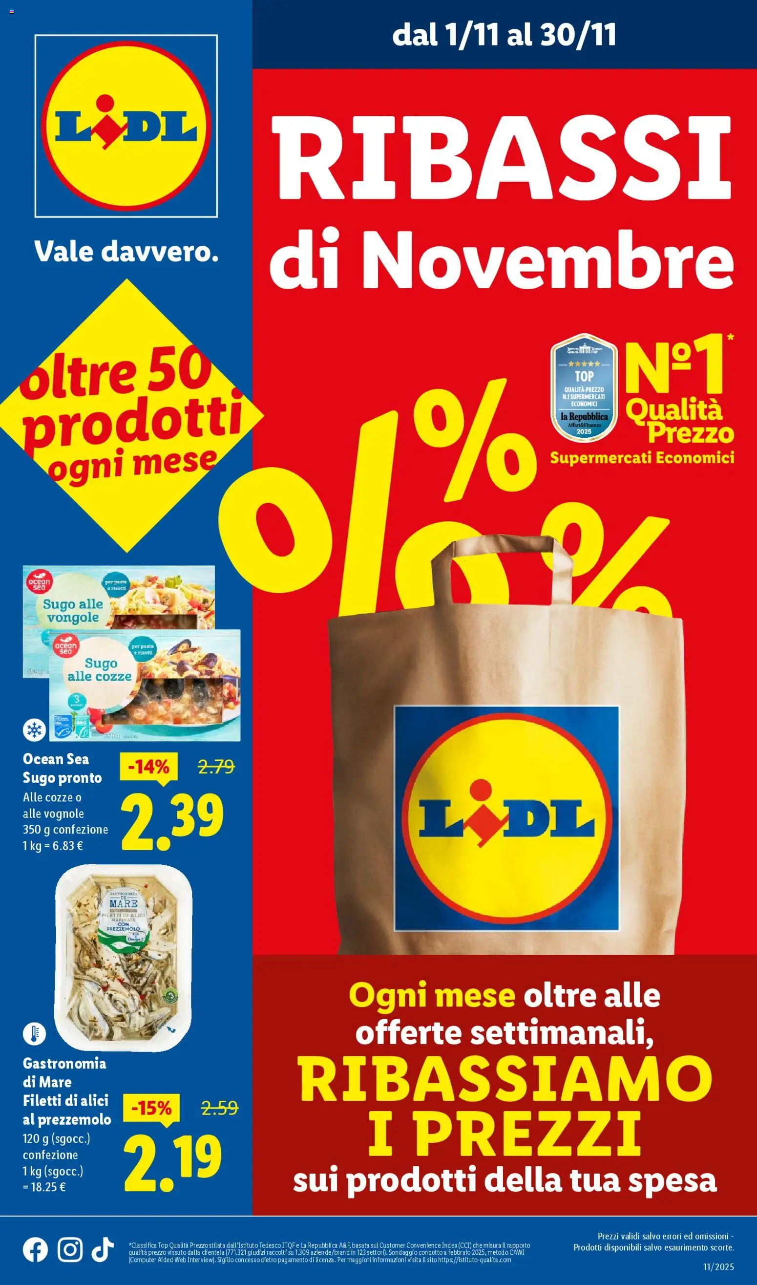 Volantino Lidl del 01.11.2025 | Pagina: 1