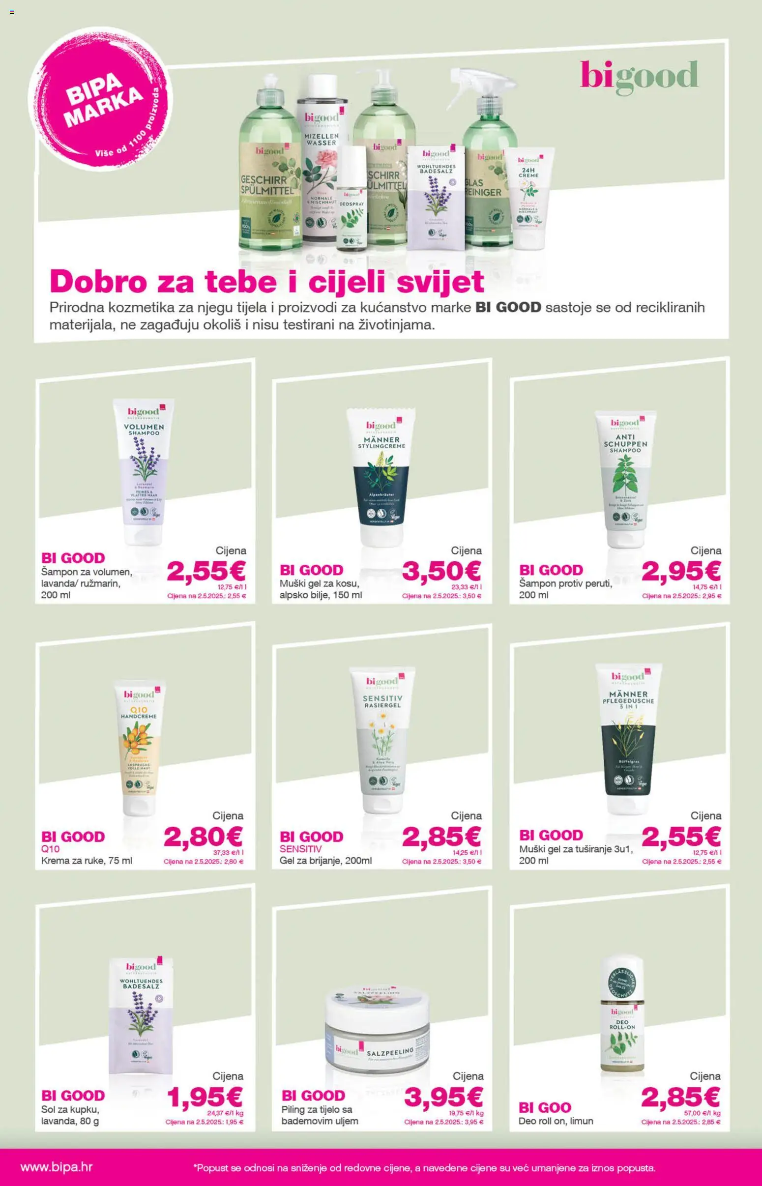 Bipa katalog | vrijedi od 16.04.2026 | Stranica: 5 | Proizvodi: Šampon, Piling, Sol, Limun