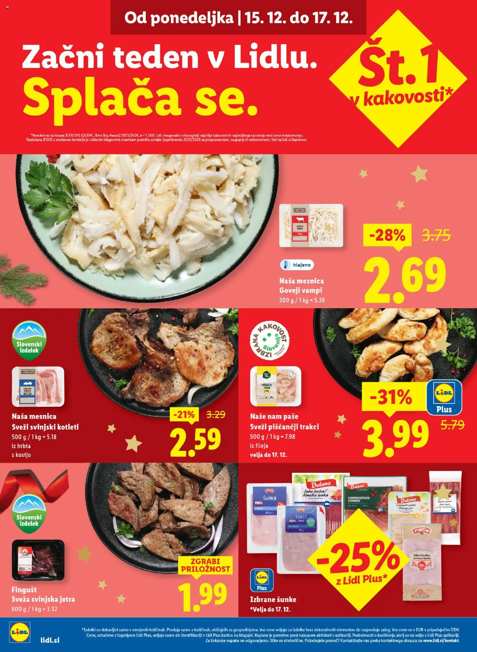 Novi Lidl katalog ponudbe – veljaven od 11.12.2025 | Stran: 36 | Izdelki: Toast, Sunka