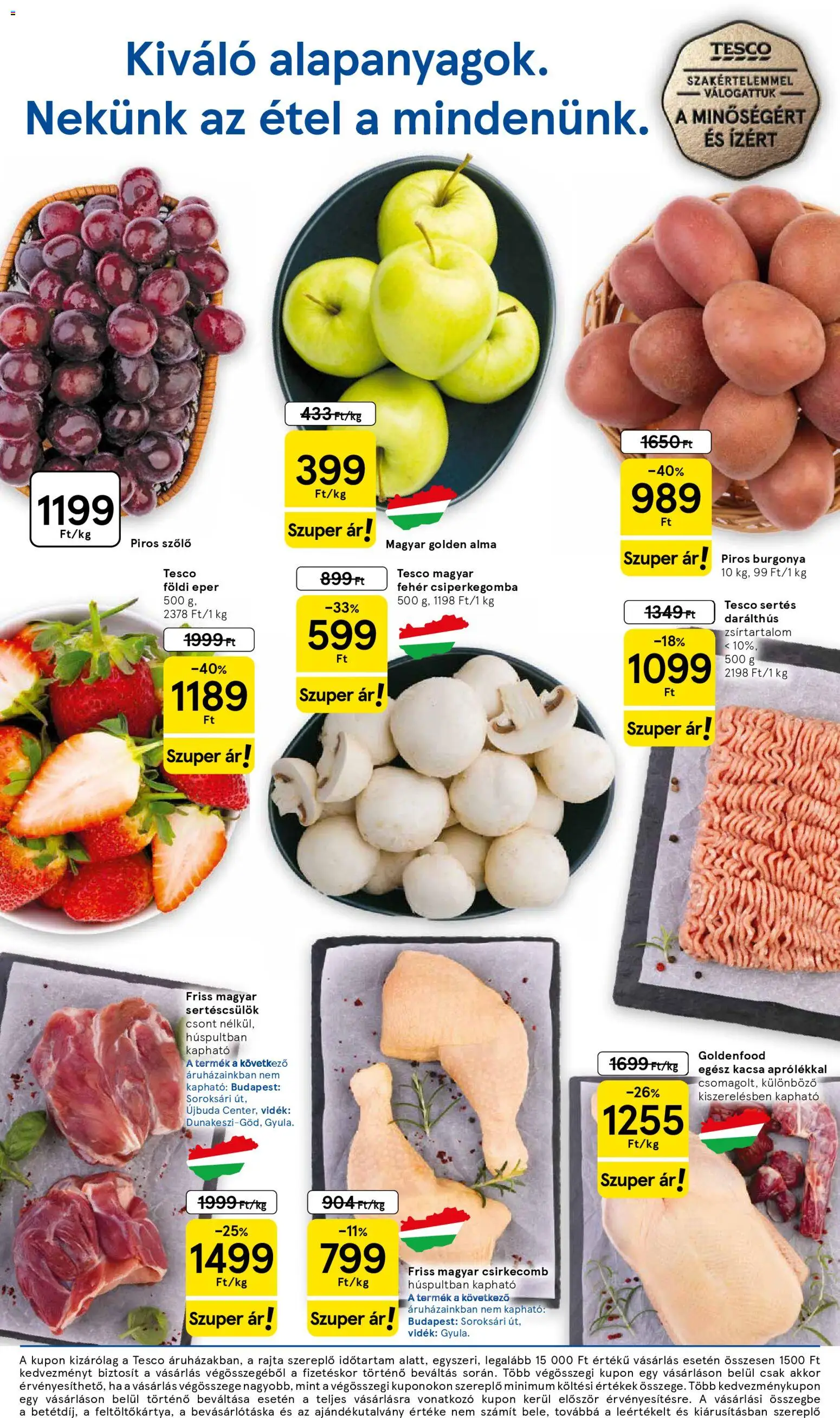 Tesco aktuális akciós újság - 2026.03.26.-tól/től⏳ | Magyarország