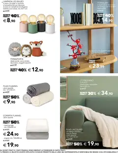 Anteprima del volantino Esselunga S Voglia di Casa Roma catalogo valido a partire dal 09.10.2025 | Pagina: 23 | Prodotti: Plaid, Fermaporta, Copridivano, Lampada