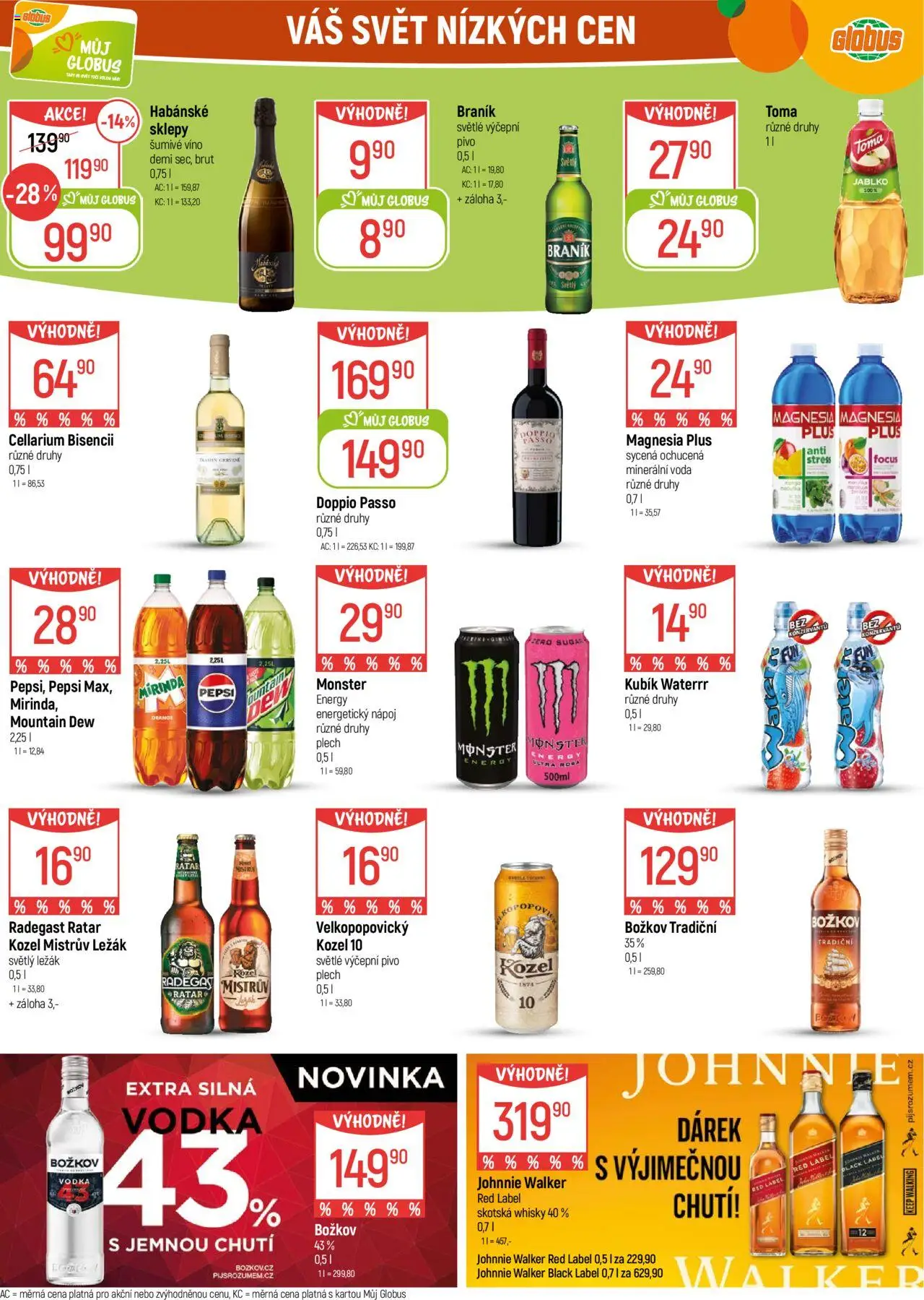 Globus leták - Liberec od 08.10.2025 | Strana: 26 | Produkty: Šumivé víno, Kozel 10, Plech, Mirinda