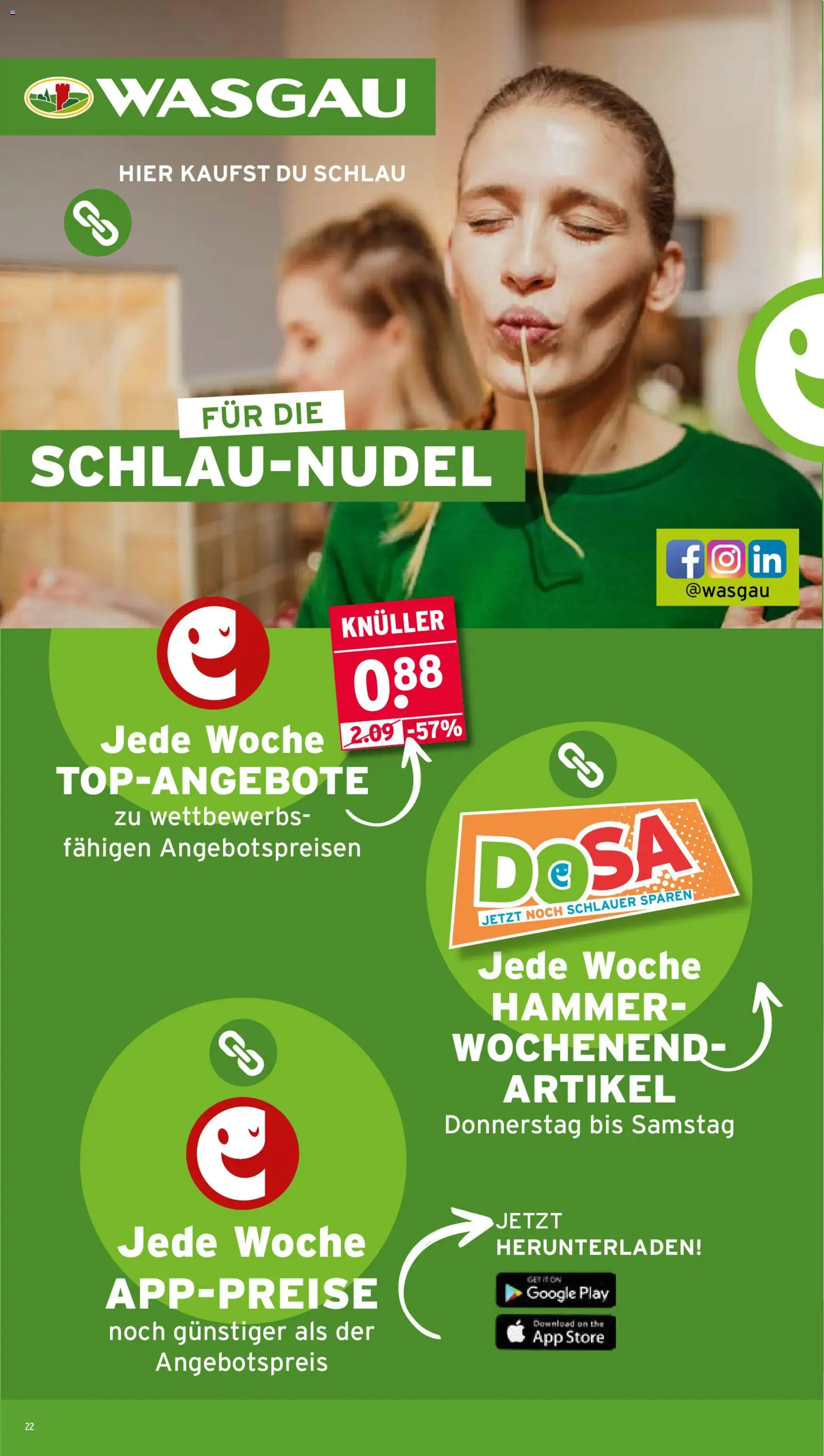 Wasgau Prospekt 	 – gültig ab 27.04.2026 | Seite: 22