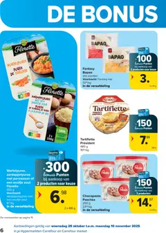 Carrefour folder week 44 - Voorbeeld van een folder van Carrefour, geldig van 29.10.2025 | Pagina: 6 | Producten: Parmezaan, La, Kip