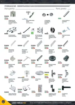 Pré-visualização Leroy Merlin Catálogo válido de 18.11.2024 | Página: 398 | Produtos: Porta, Ferro, Janela