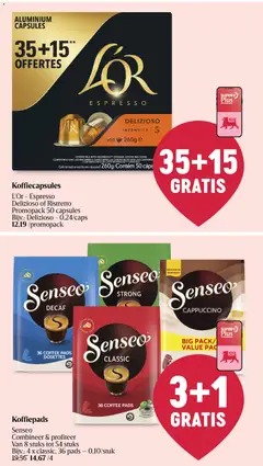 Delhaize folder week 9 - Voorbeeld van een folder van Delhaize, geldig van 26.02.2026 | Pagina: 26 | Producten: Pads, Cappuccino, Koffiepads, Koffiecapsules