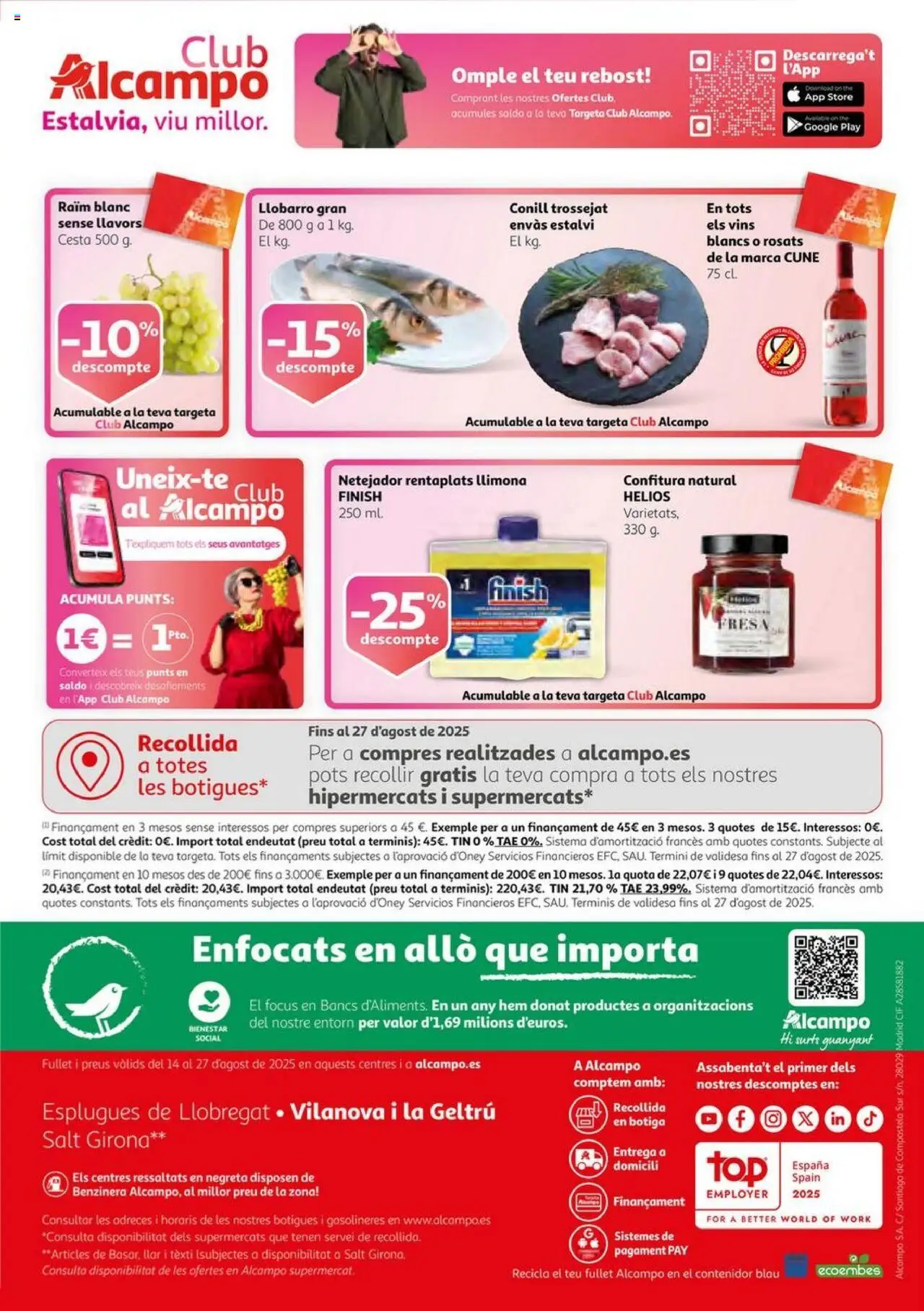 Alcampo - HP catalan  │ válido desde el 14.08.2025 | Página: 32 | Productos: Cesta