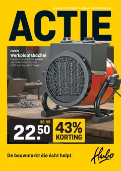 Hubo - Folder - Voorbeeld van een folder van Hubo, geldig van 27.10.2025