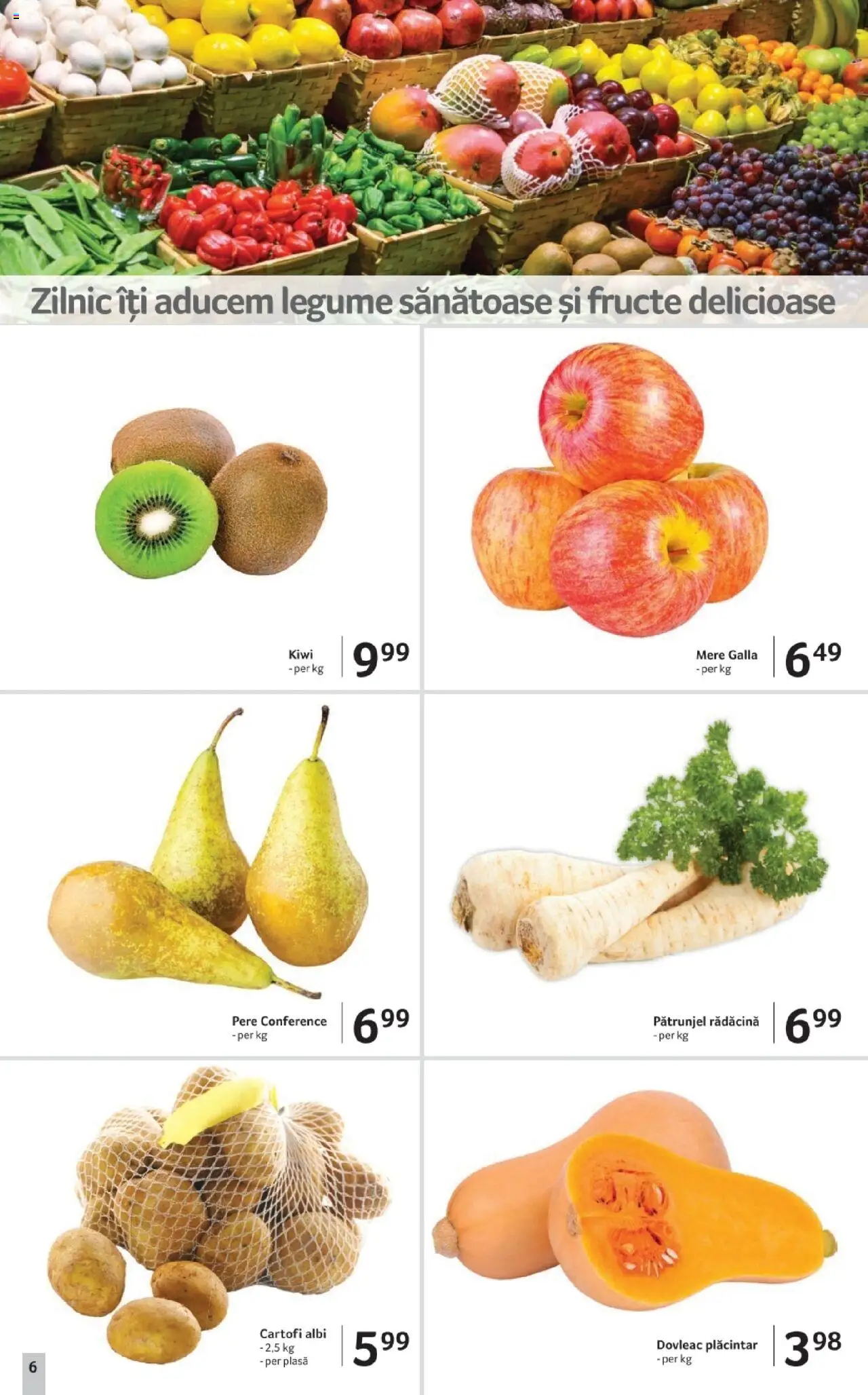 Noul catalog Selgros – valabil de la 03.10.2025 | Pagină: 6 | Produse: Dovleac, Pătrunjel, Mere, Legume