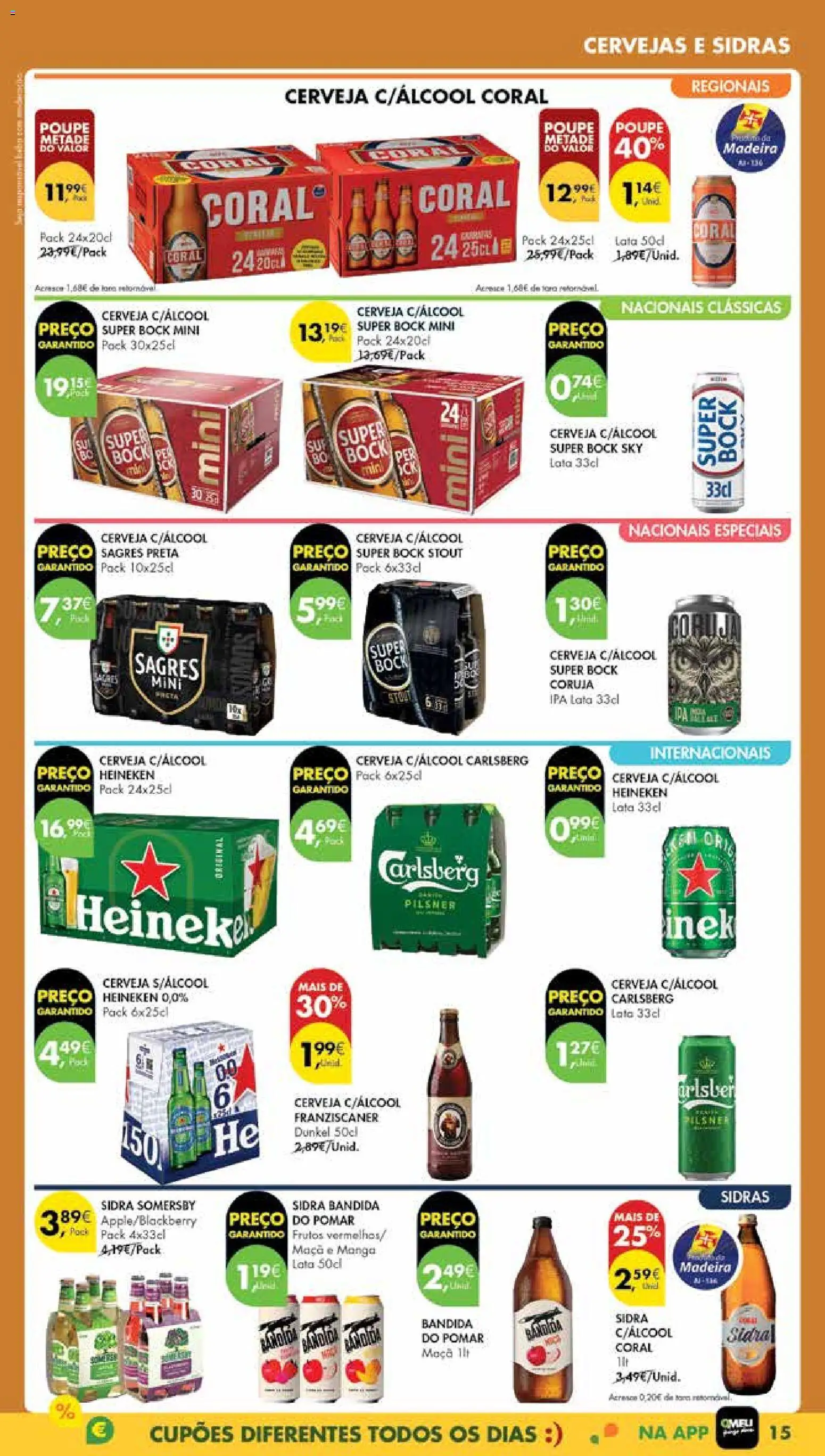 Pingo Doce Poupe Esta Semana Madeira │ válido de 04.11.2025 | Página: 15 | Produtos: Super bock sky, Super bock, Maça, Somersby