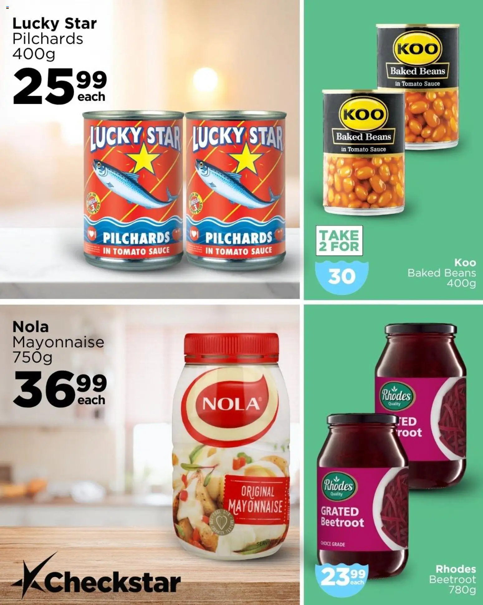 New Check Star catalogue – valid from 25.03.2026 | Page: 5 | Products: Beans, Baked beans, Tomato sauce, Sauce