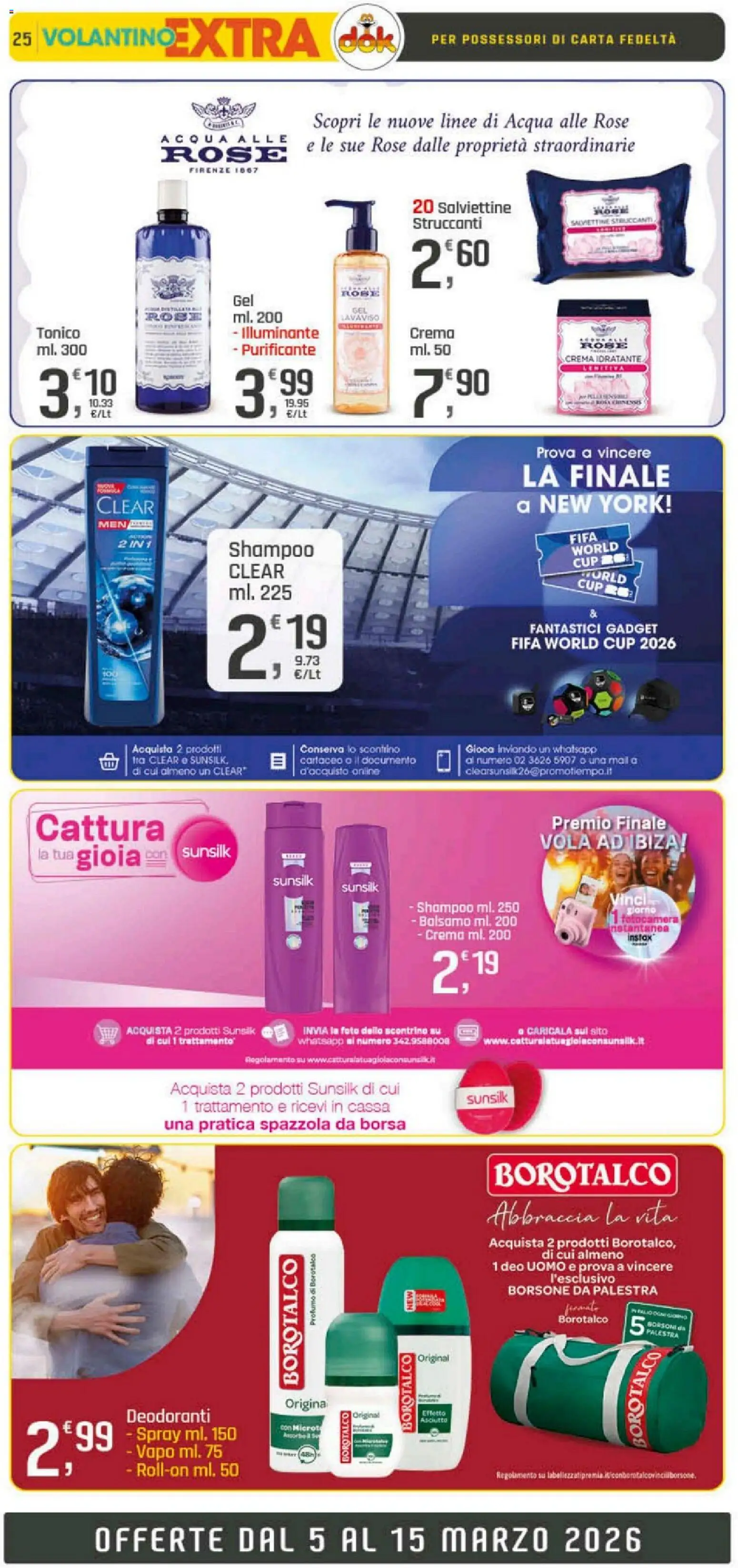 Volantino DOK del 05.03.2026 | Pagina: 25 | Prodotti: Spazzola, Shampoo, Borsone, Borsa