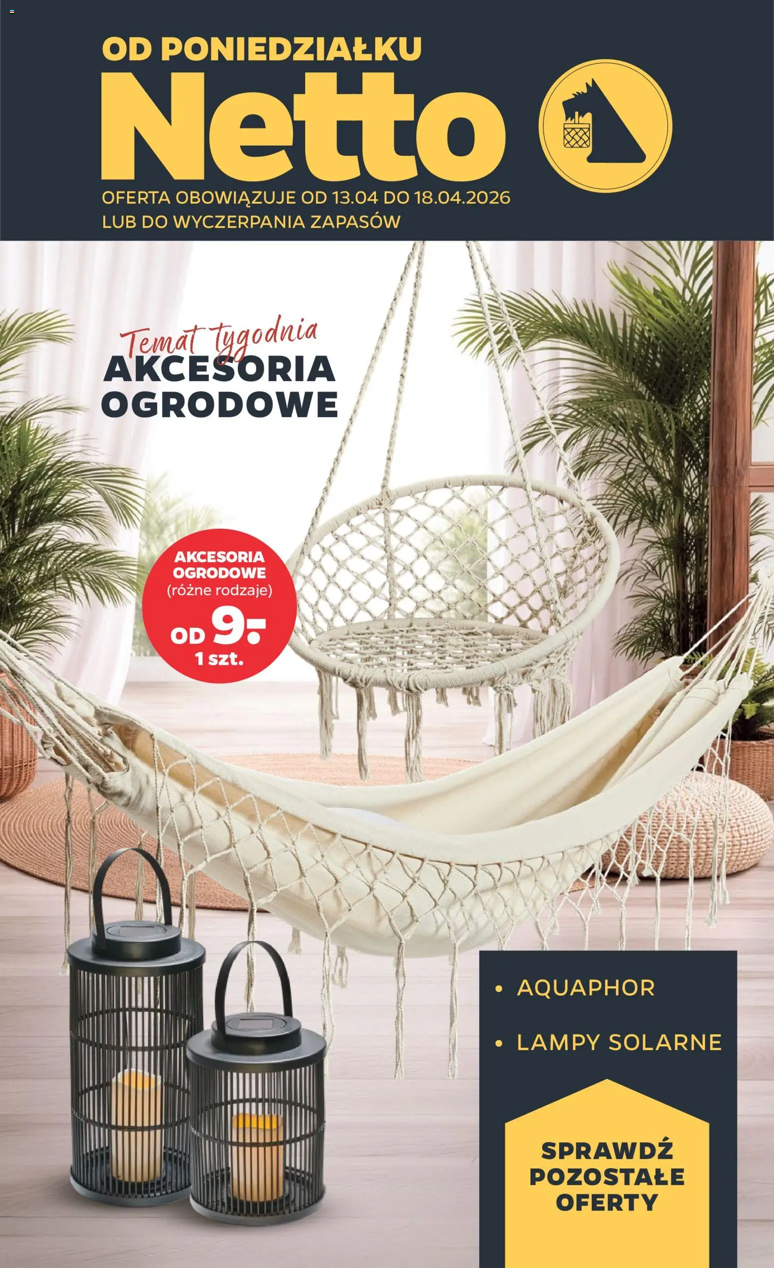 Netto gazetka od poniedziałku NonFood od 13.04.2026 | Strona: 1