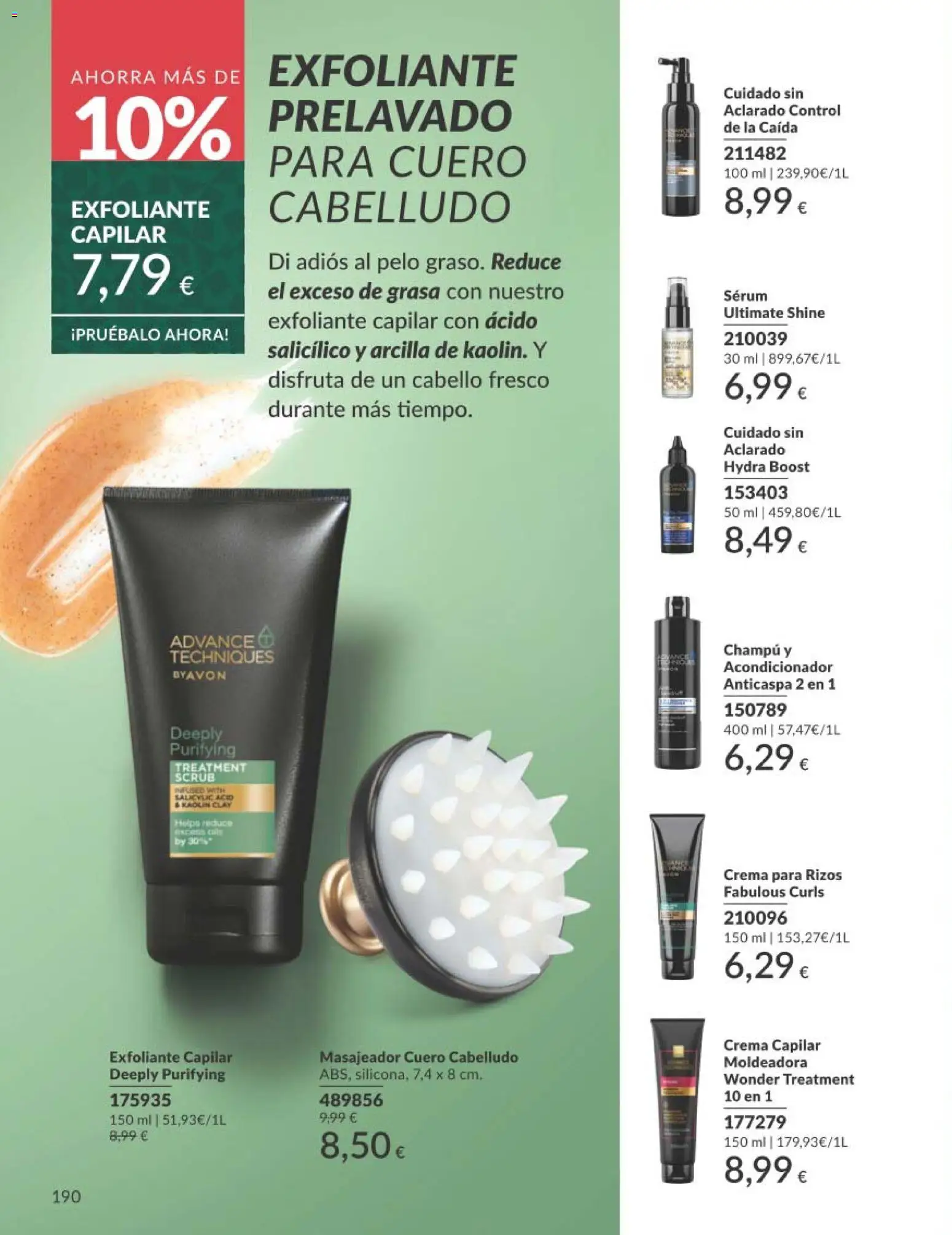 Catálogo AVON campaña 11 Black Friday │ válido desde el 01.11.2025 | Página: 190 | Productos: Champú, Acondicionador, Sérum, Γαύρος