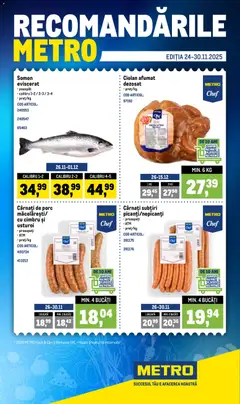 Ofertele Metro valabile de la 24.11.2025