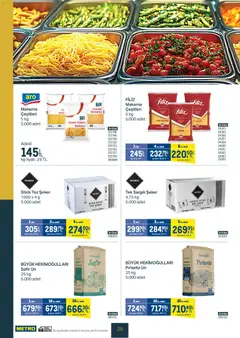 25.02.2026 tarihinden itibaren geçerli olan Metro kataloğu önizlemesi | Sayfa: 20 | Ürünler: Şeker, Toz şeker, Fırın, Ağırlık