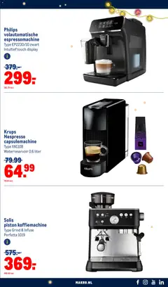 Makro - Non-Food - Voorbeeld van een folder van Makro, geldig van 10.12.2025 | Pagina: 17 | Producten: Koffiemachine