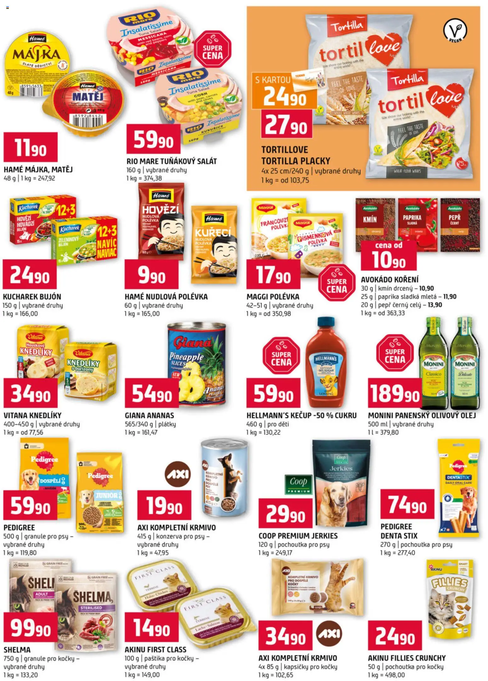 Terno leták od 25.03.2026 | Strana: 11 | Produkty: Kapsičky pro kočky, Pedigree, Tortilla, Burizony