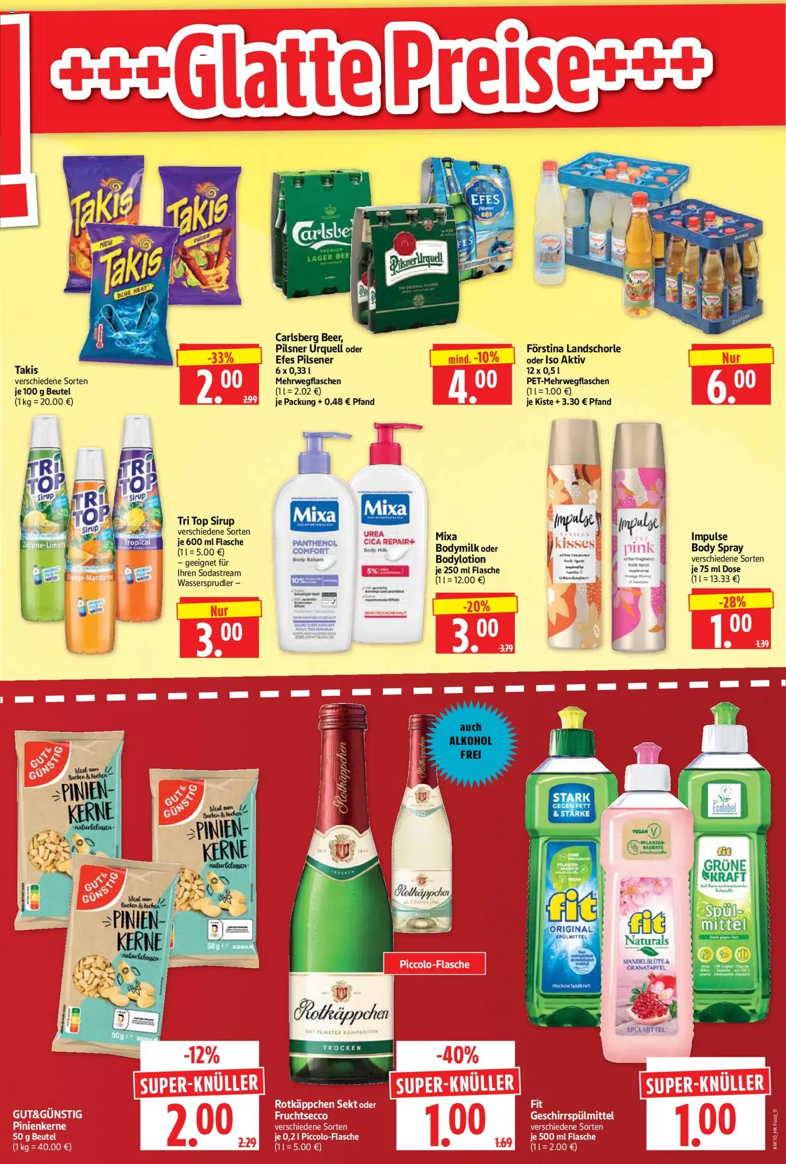 HERKULES Prospekt 	 – gültig ab 02.03.2026 | Seite: 11 | Produkte: Top, Sirup, Geschirrspülmittel, Pilsner urquell