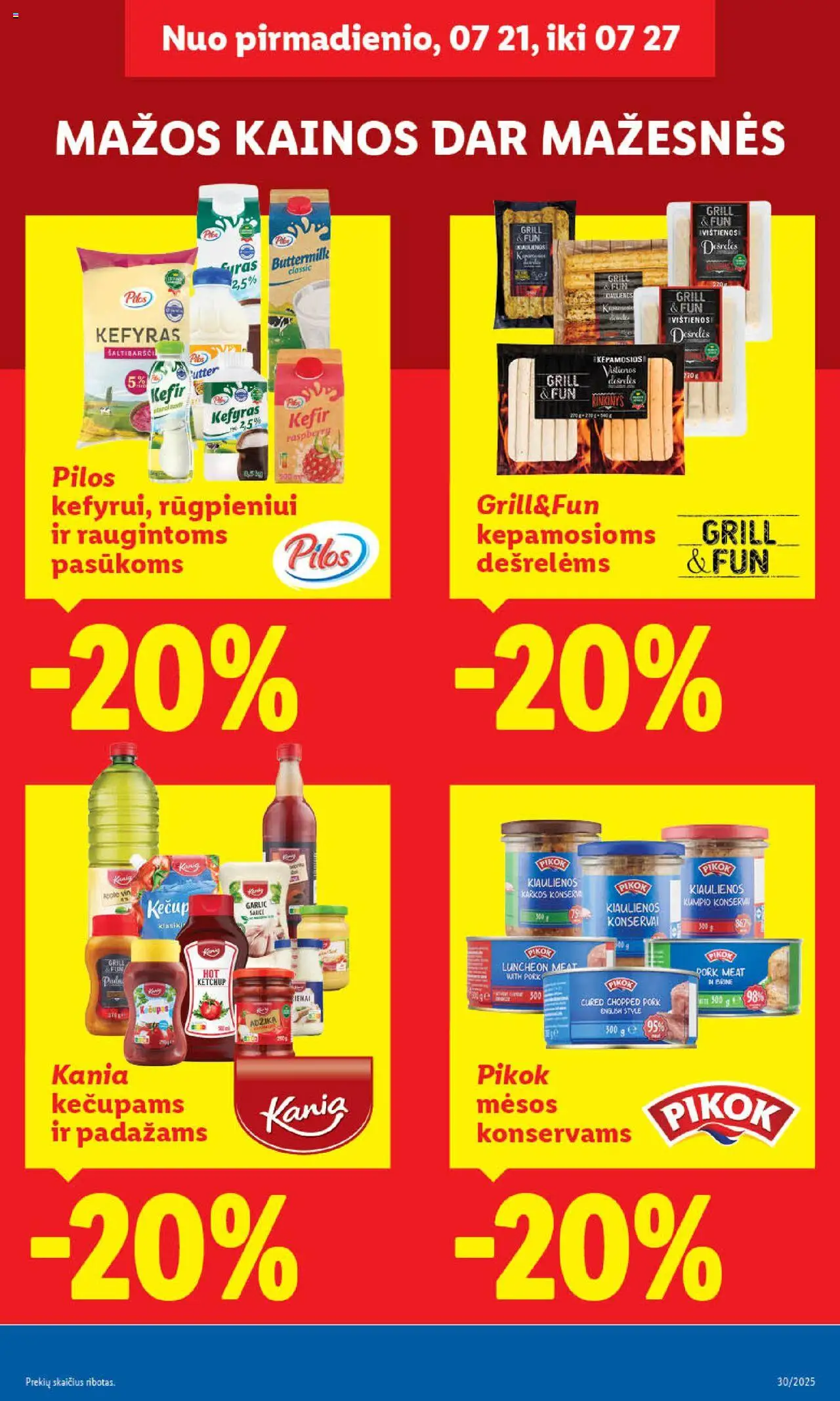 LIDL - Leidinys│galioja nuo 24.07.2025 | Puslapis: 45 | Prekių: Vištienos, Kiaulienos, Dešrelės