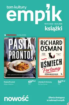 Pogląd oferty "Empik promocje - Tom kultury Książki" - ważna od 25.02.2026