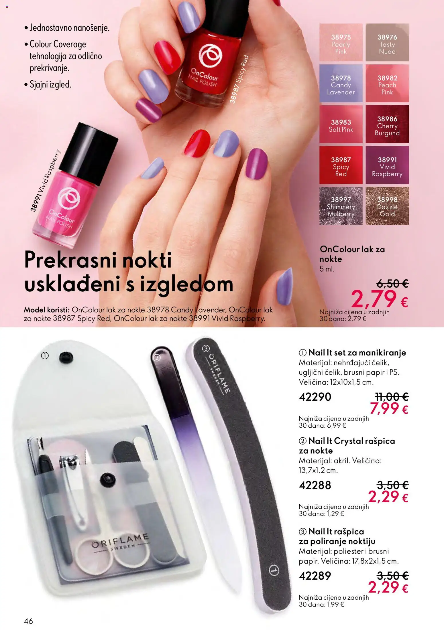Oriflame katalog | vrijedi od 29.10.2025 | Stranica: 46 | Proizvodi: Lak za nokte