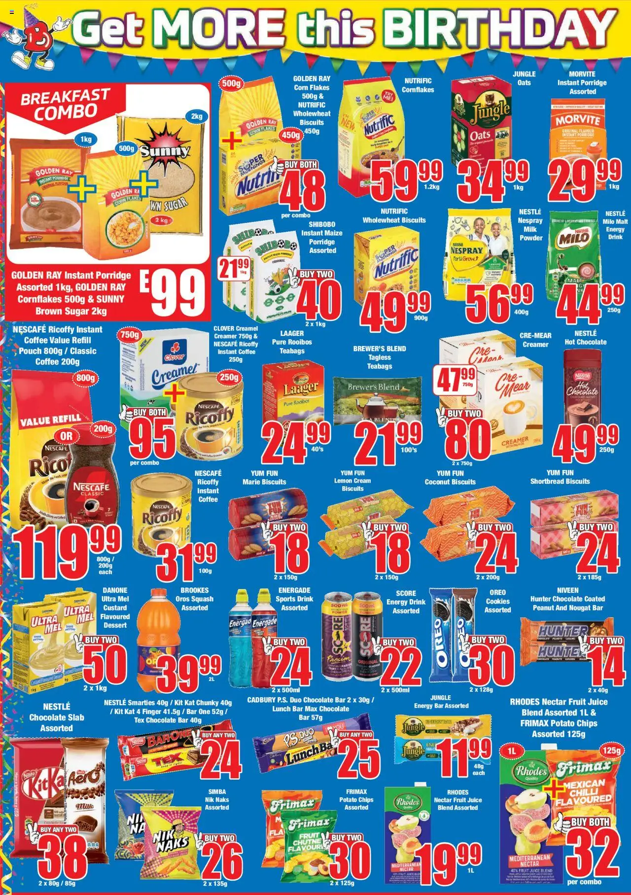 Boxer - eSwatini - Specials │ valid from 11.08.2025 | Page: 4 | Products: Hot chocolate, Creamer, Coffee, Fruit