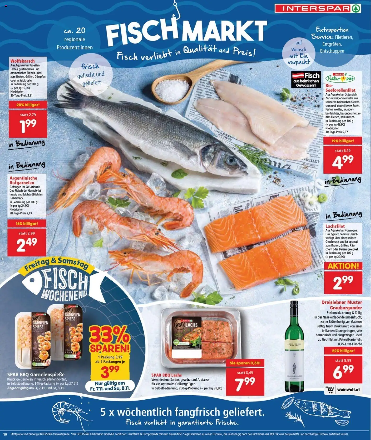 Interspar Flugblatt - Burgenland gültig ab 06.11.2025 | Seite: 11 | Produkte: Eis, Fisch