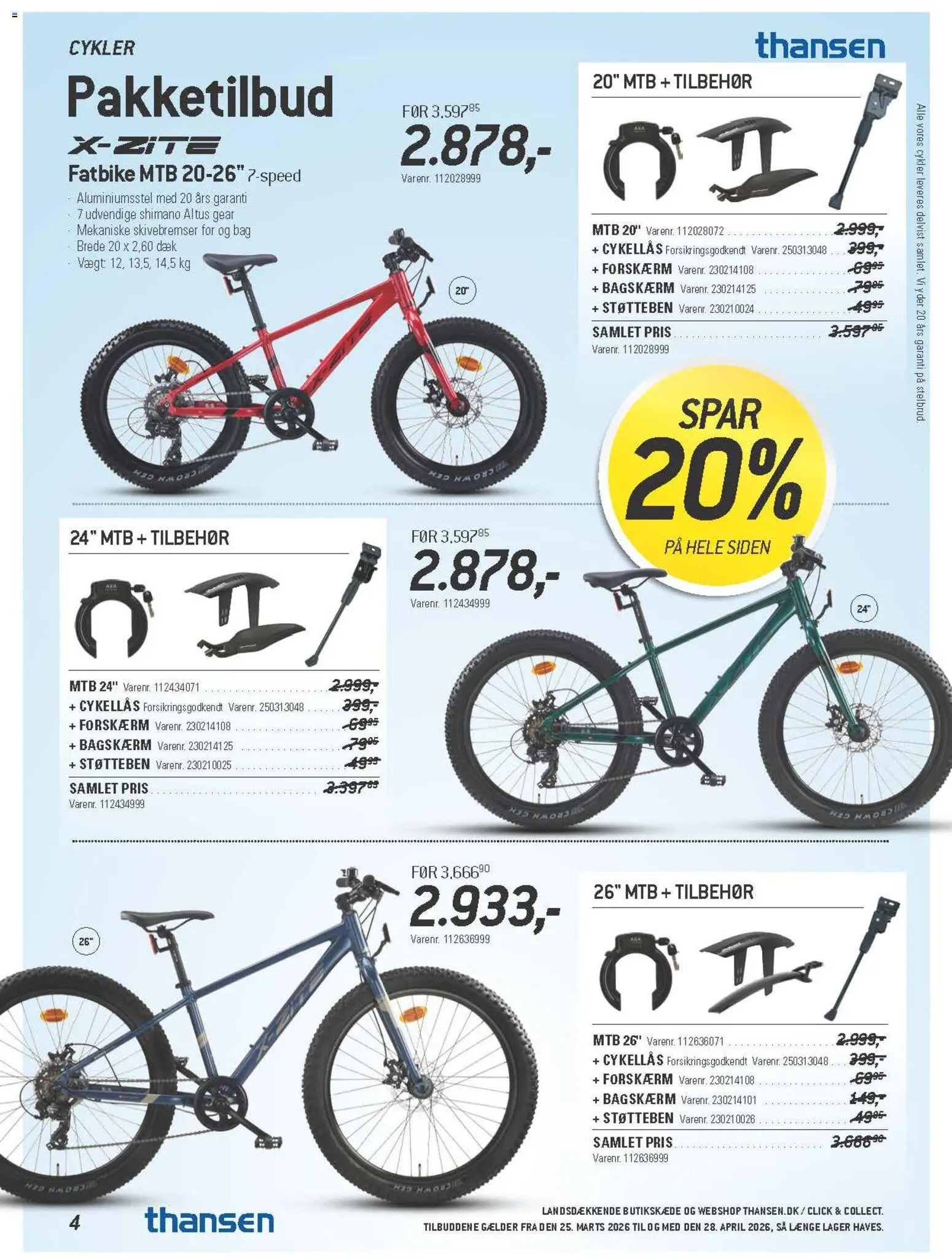 🛍️ Thansen - Tilbudsavis fra 25/03/2026 » Se eksklusive tilbud og spar penge i dag! 💰 | Danmark