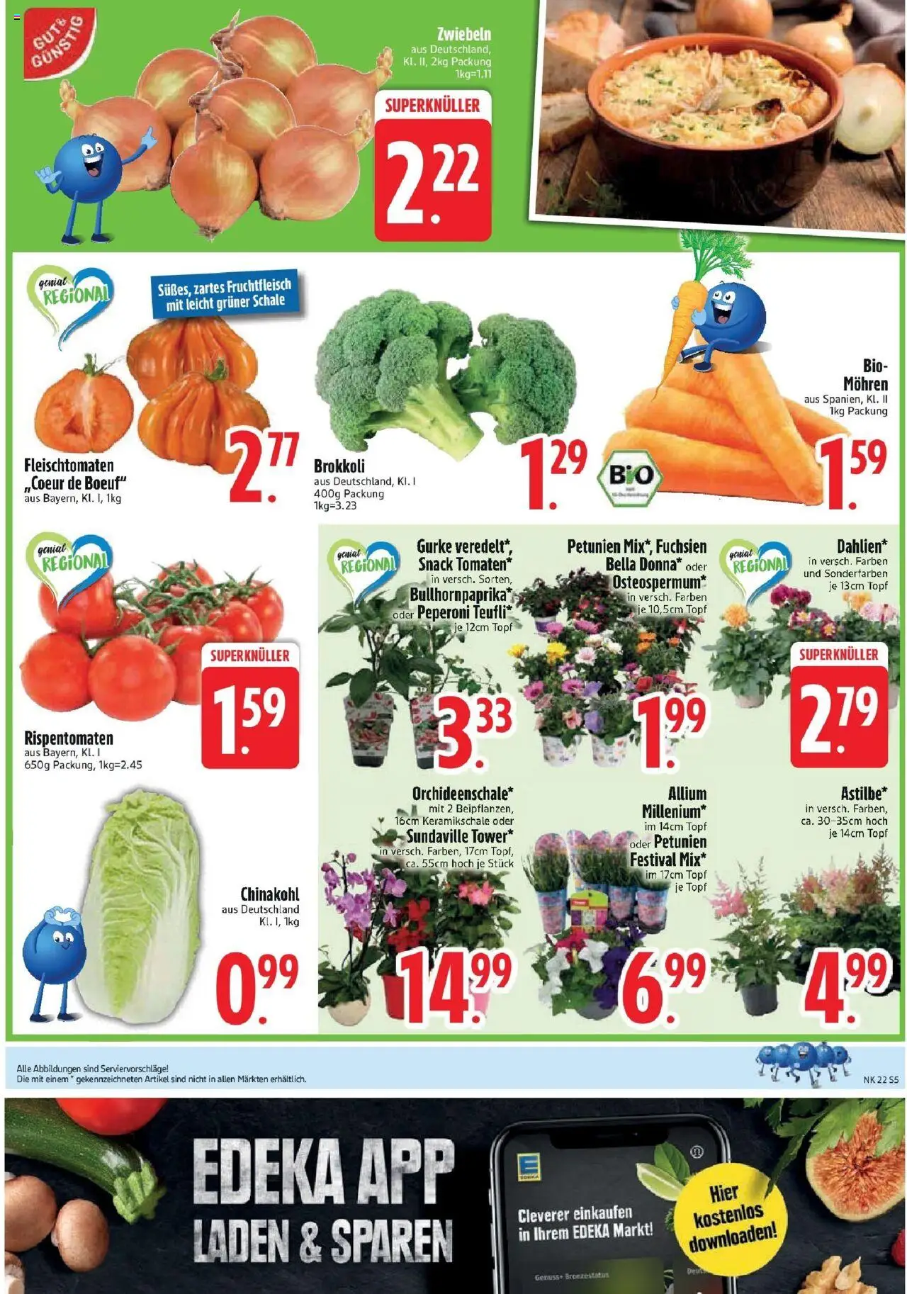 Edeka prospekt Bodenwöhr	 - gültig ab dem 25.05.2025 | Seite: 7 | Produkte: Mohren, Zwiebeln, Brokkoli, Chinakohl