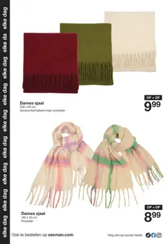 Zeeman - Black Friday  - Voorbeeld van een folder van Zeeman, geldig van 22.11.2025 | Pagina: 12 | Producten: Sjaal