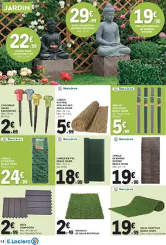 Pré-visualização E.Leclerc folheto Não Alimentar válido de 12.03.2026 | Página: 10 | Produtos: Relva artificial, Argila