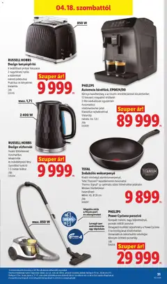 Lidl akciós újság - amely érvényes a következő dátumtól: 16.04.2026 | Oldal: 31