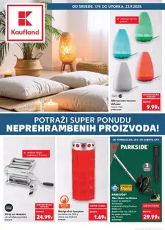 Kaufland - Slavonski Brod - Pregled kataloga iz trgovine Kaufland, vrijedi od 17.09.2025