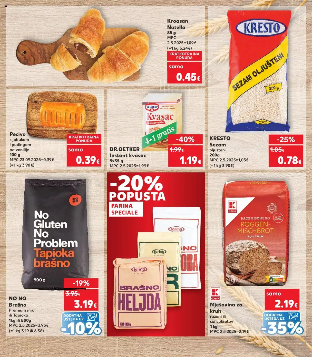 Kaufland katalog | vrijedi od 15.10.2025 | Stranica: 21 | Proizvodi: Kruh, Brašno, Kroasan, Pecivo