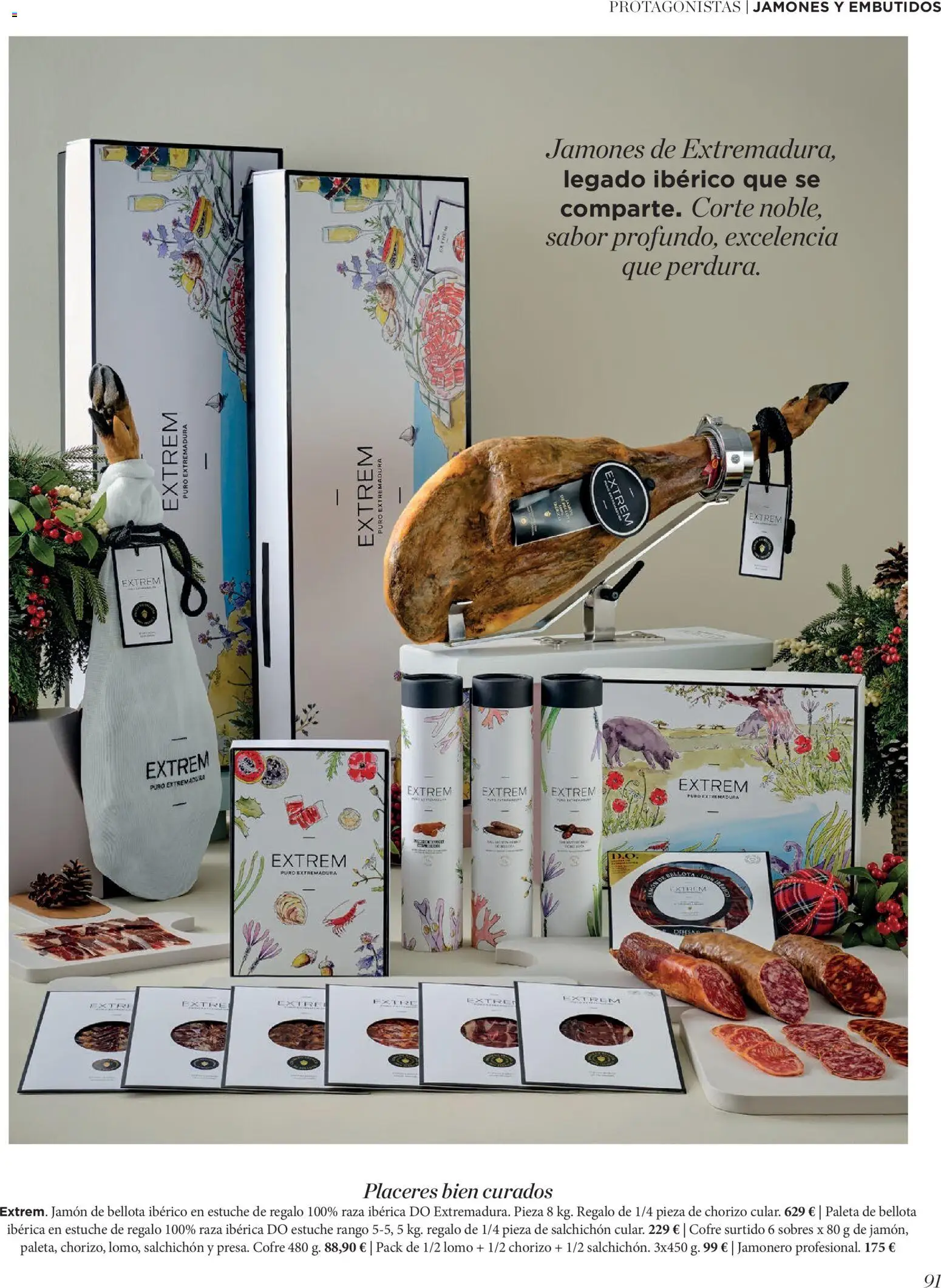 El Corte Inglés ofertas │ válido desde el 19.11.2025 | Página: 91 | Productos: Jamón, Νυχτικό