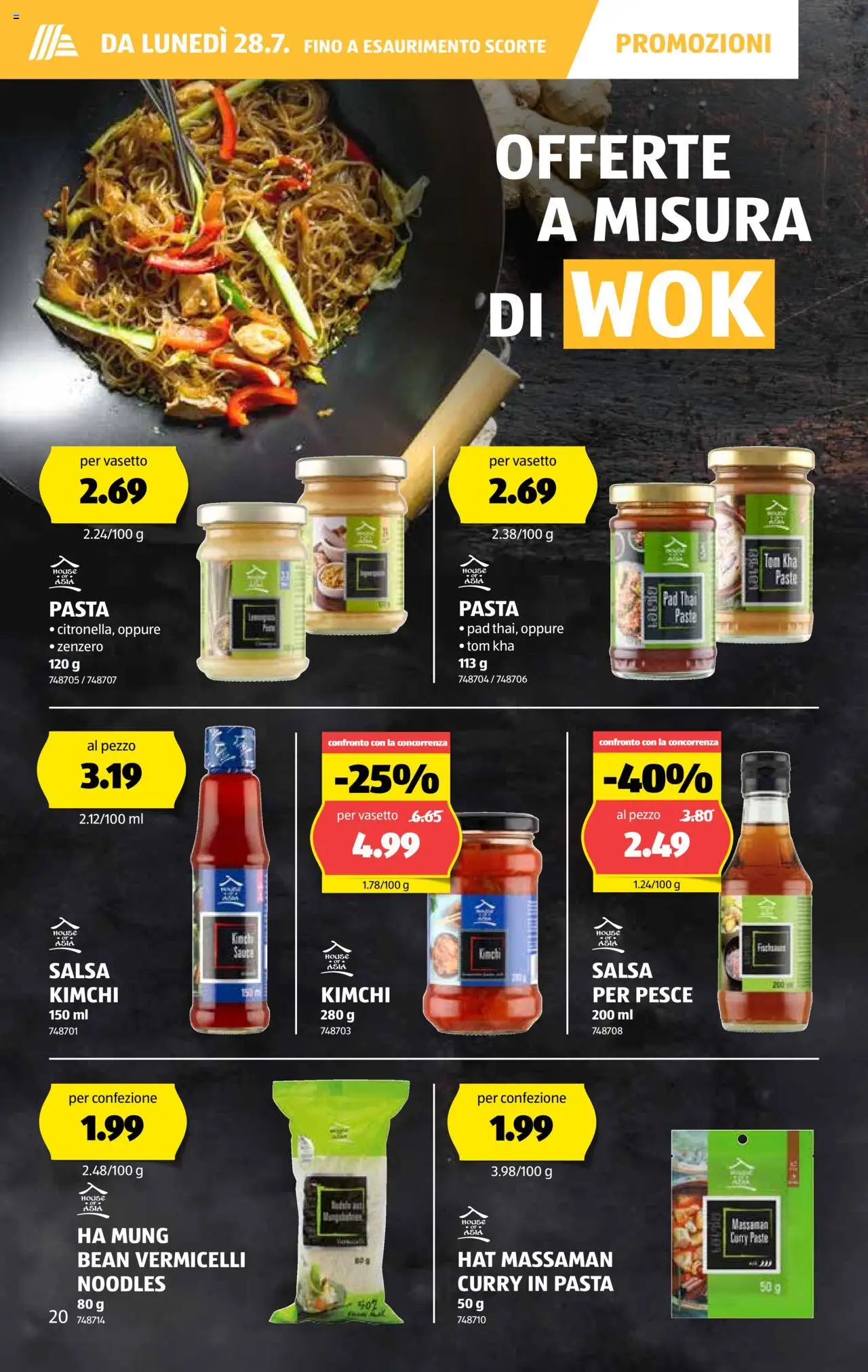 Aldi Volantino ab 24.07.2025 | Seite: 21 | Produkte: Pasta, Wok, Harddisk