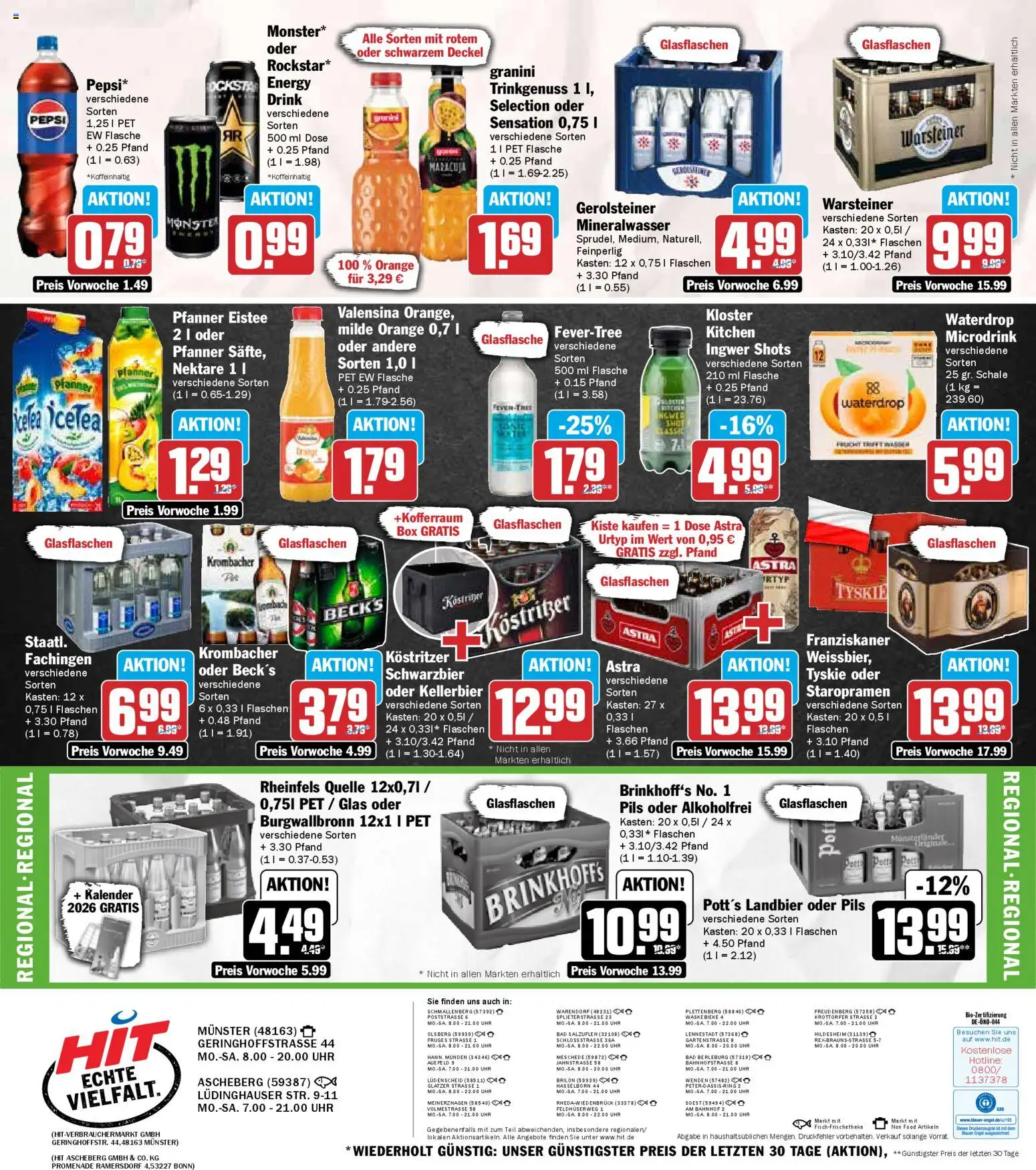 HIT - Nordrhein-Westfalen – gültig ab 03.11.2025 | Seite: 19 | Produkte: Franziskaner, Kostritzer, Box, Astra