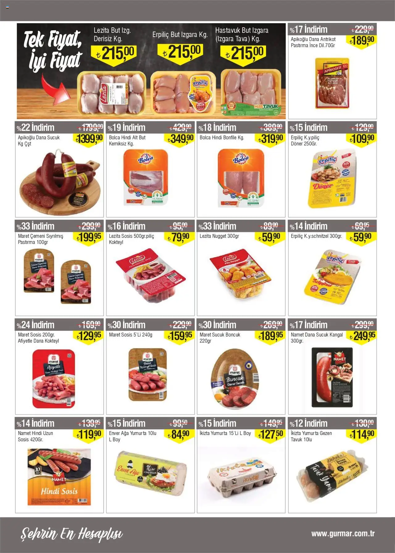 Gürmar Katalog - 01.10.2025 tarihinden itibaren geçerlidir | Sayfa: 4 | Ürünler: Döner, Yumurta, Sosis, Izgara