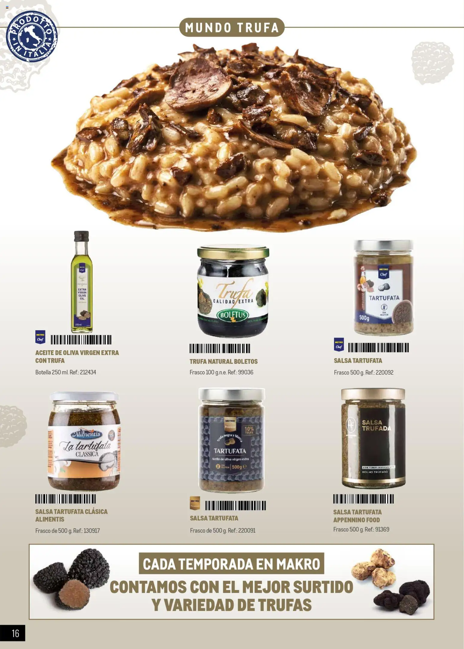 Makro Restaurantes italianos Prat │ válido desde el 27.03.2026 | Página: 16 | Productos: Aceite, Aceite de oliva, Aceite de oliva virgen extra