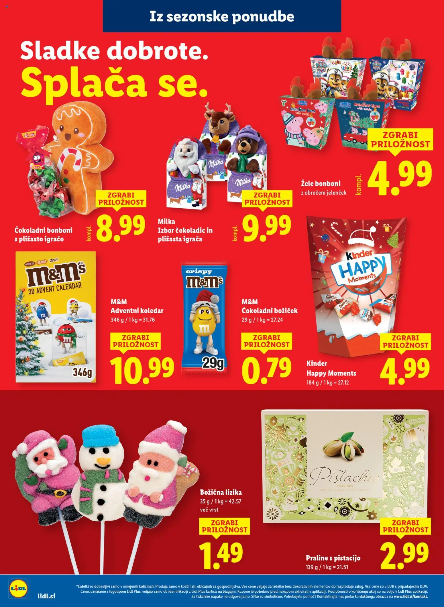 Novi Lidl katalog ponudbe – veljaven od 13.11.2025 | Stran: 10 | Izdelki: Bonboni