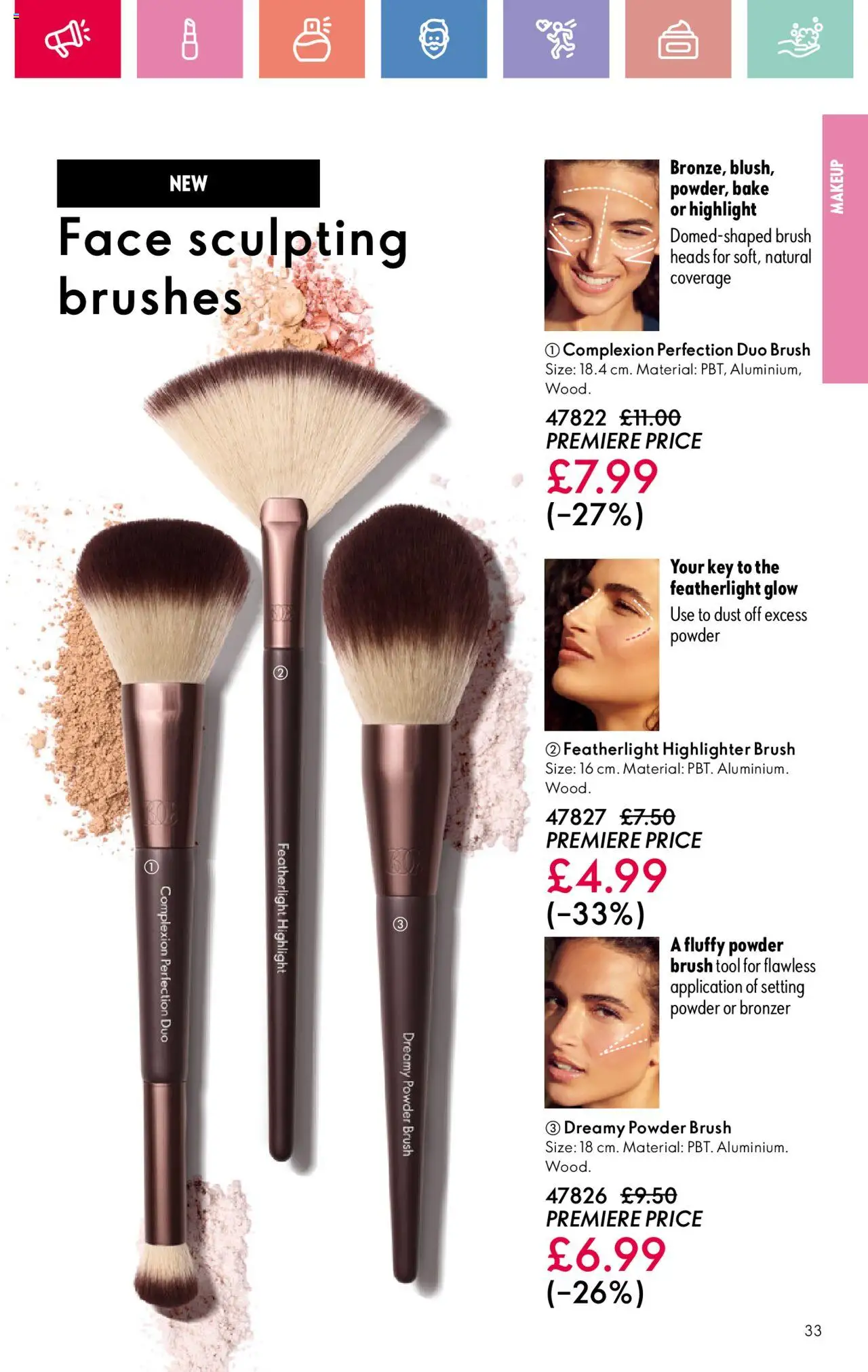  | Page: 33 | Products: Powder, Bronzer, Brush