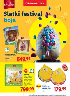 Lidl katalog Podelimo Radost Uskrsa. - pregled Lidl kataloga - važi od 26.02.2026 | Strana: 16 | Proizvode: Šećer, Gumene bombone, Puter, Šećer u prahu
