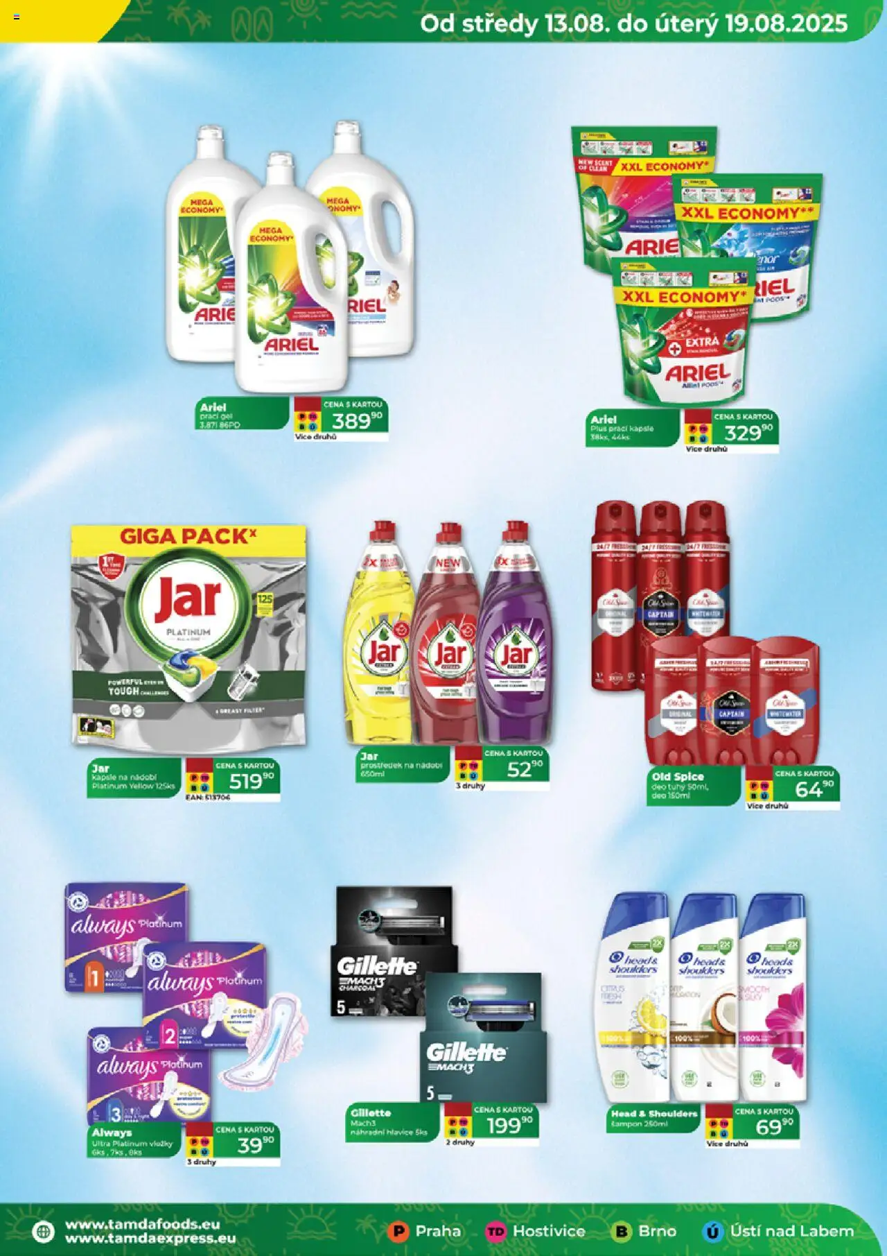 Tamda Foods leták od 13.08.2025 | Strana: 47 | Produkty: Vložky, Kapsle, Old Spice, Jar