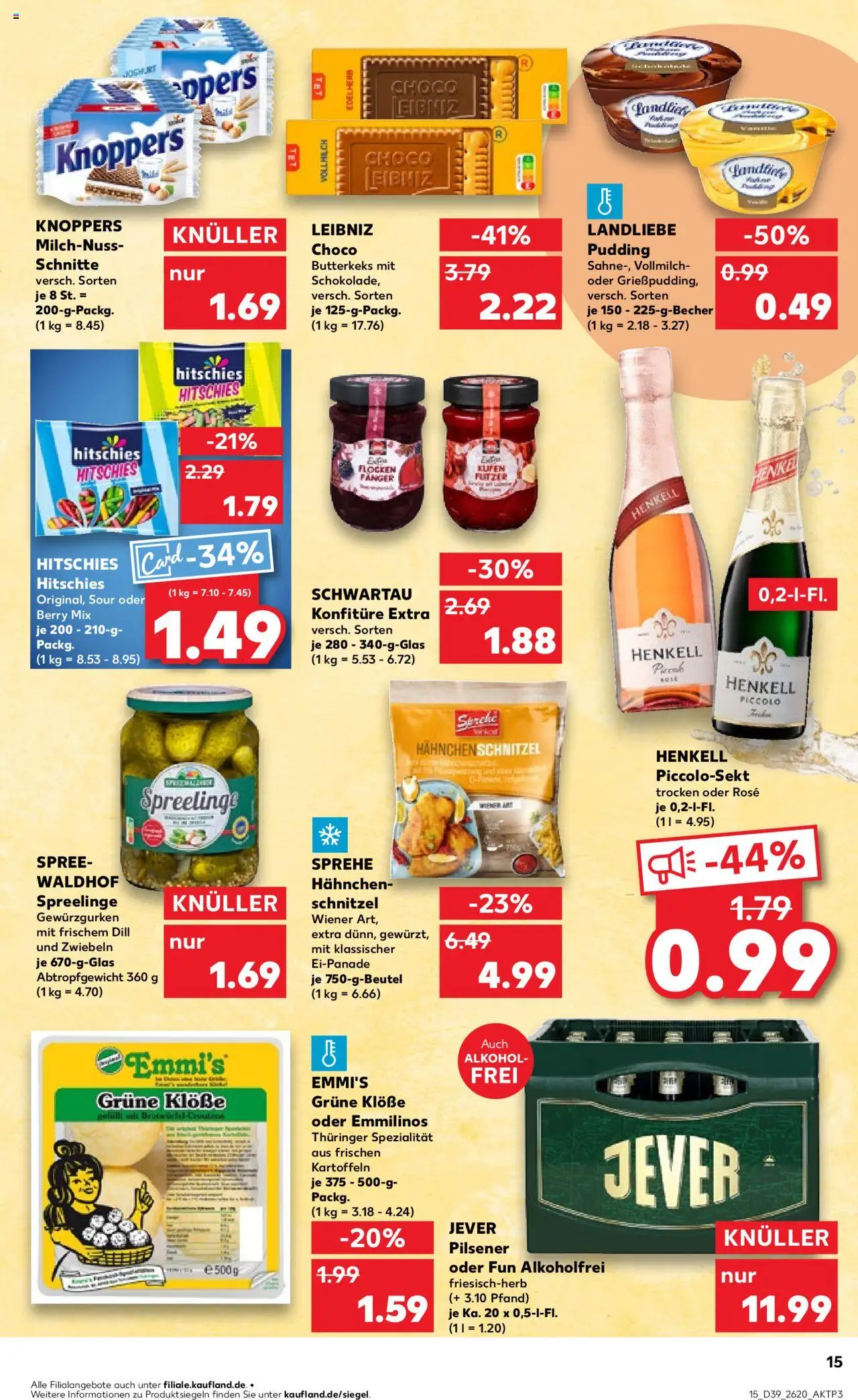 Kaufland prospekt Zeitz	 – gültig ab 25.09.2025 | Seite: 15 | Produkte: Joghurt, Pudding, Knoppers, Dill
