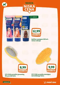 Maxi Zoo Gazetka - Nasza niska cena od 01.07.2025 | Strona: 6 | Produkty: Mango, Szczotka, Szampon