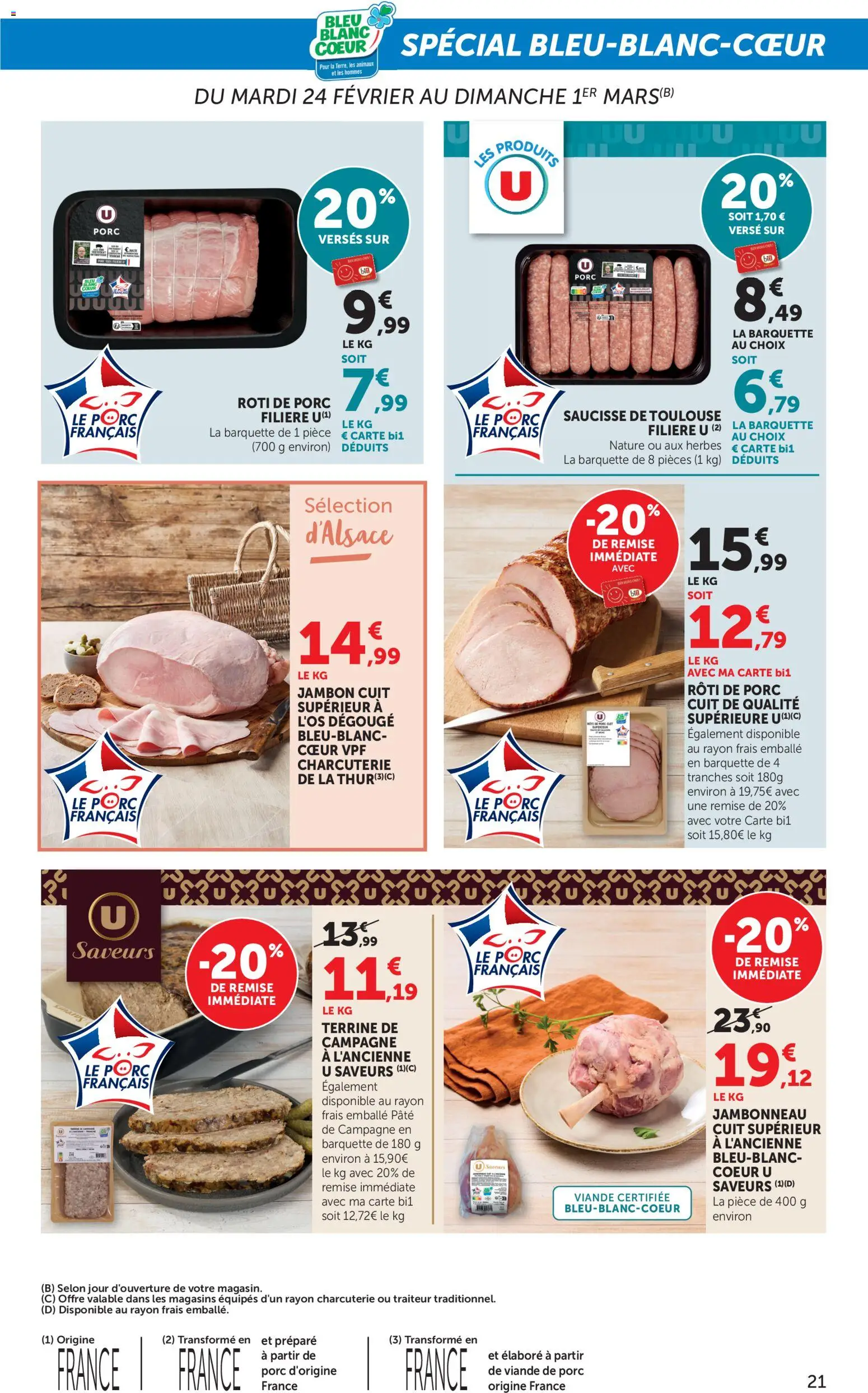 {H1} | Page: 21 | Produits: Viande de porc, Jambon, Viande, Porc