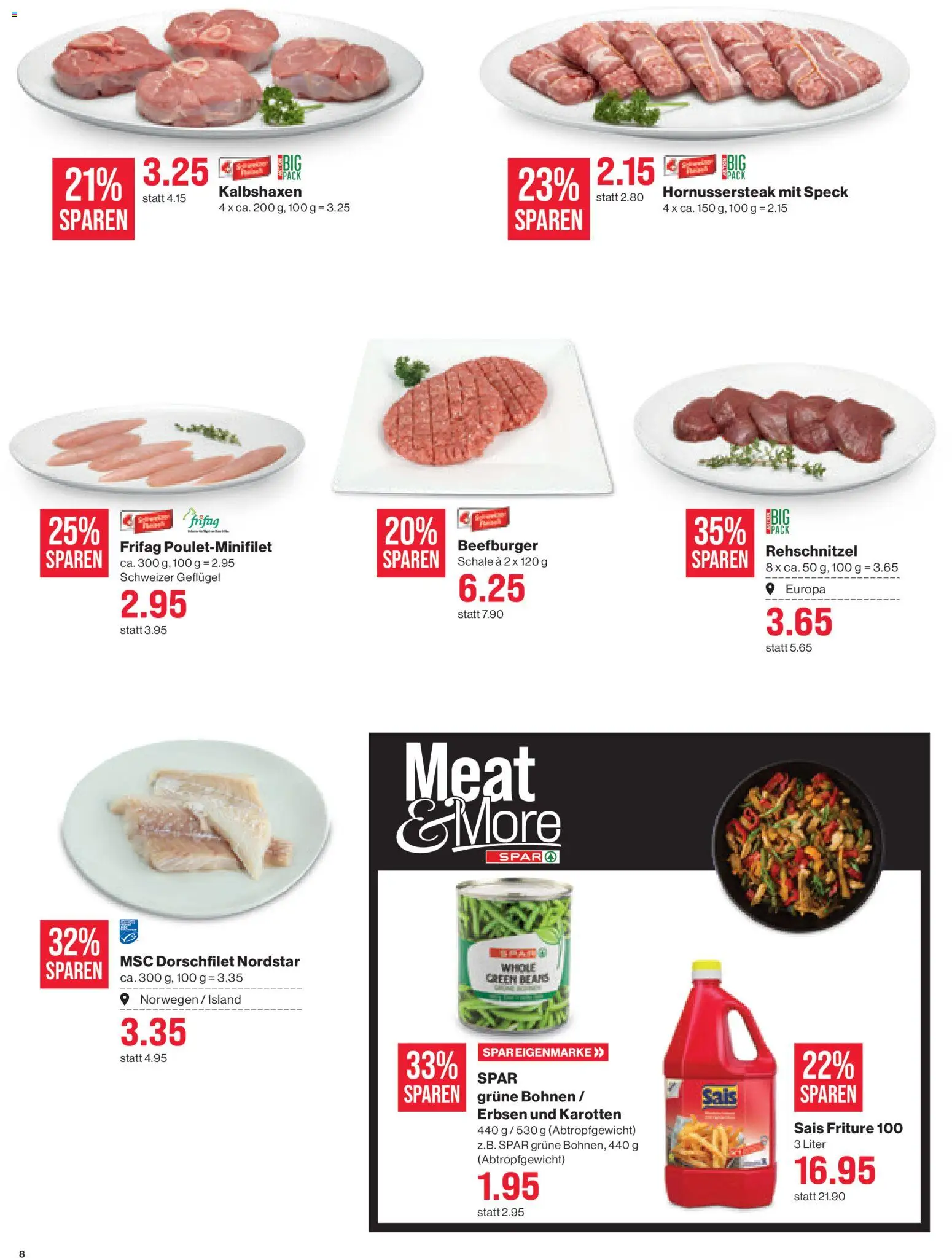 SPAR Aktionen – gültig ab 13.11.2025 | Seite: 8 | Produkte: Erbsen