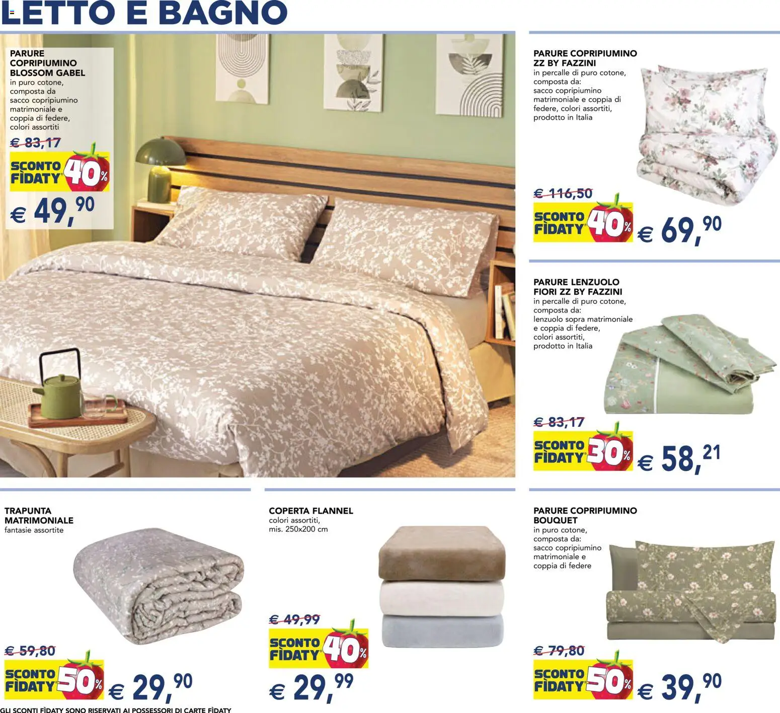 Volantino Esselunga S del 29.12.2025 | Pagina: 2 | Prodotti: Copripiumino, Letto, Coperta, Bagno