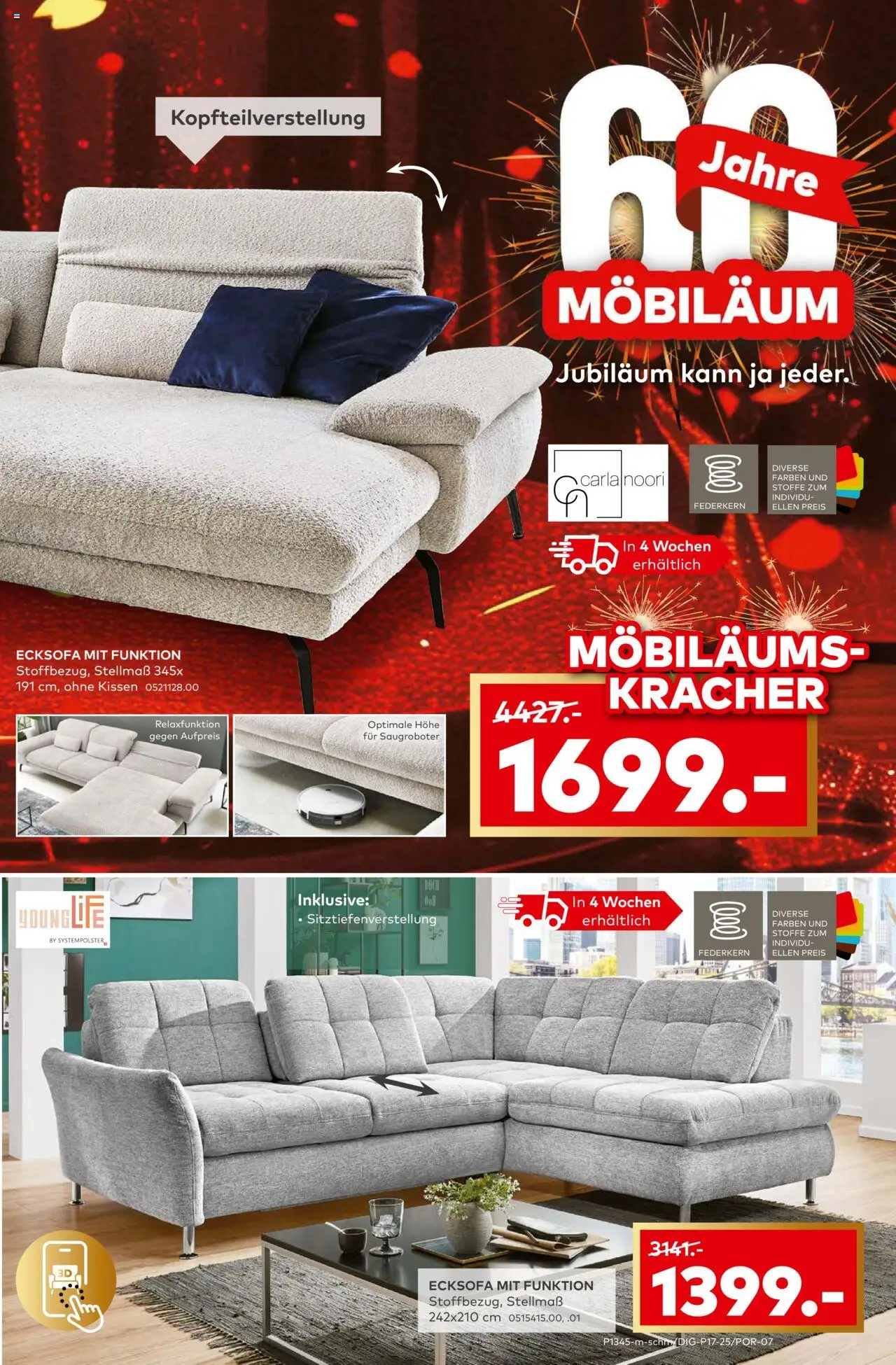 Porta! Möbiläum bei porta - Stendal – gültig ab 08.09.2025 | Seite: 5 | Produkte: Ecksofa, Kissen